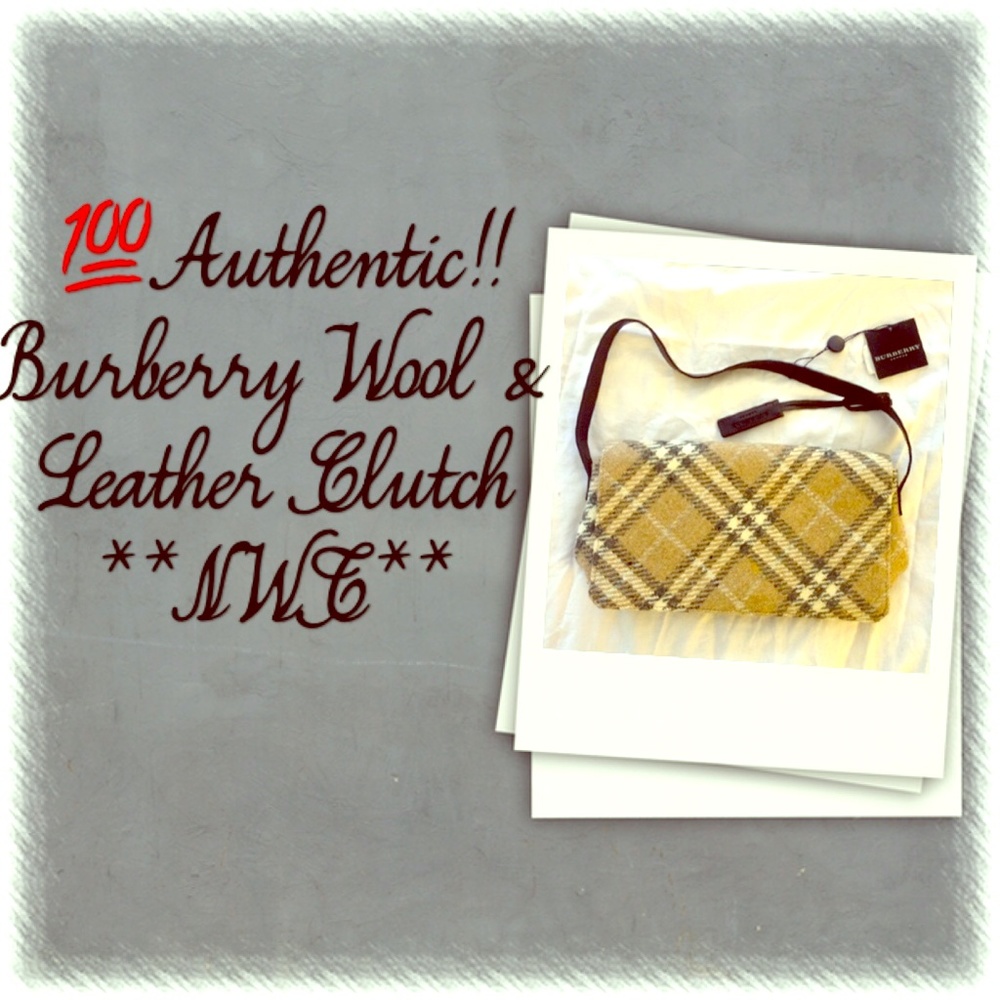 🎉HP🎉 Burberry London Wool Purse